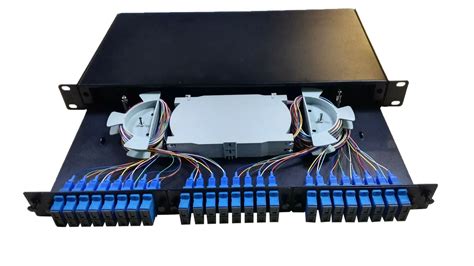 fiberoptic junction box|rack mount fiber termination box.